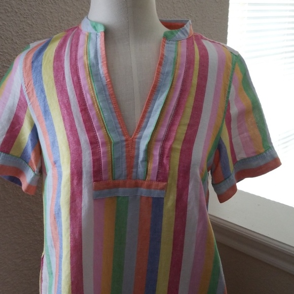J. Crew Striped Tunic Dress - Picture 2 of 3